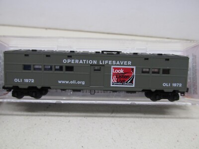 MICRO TRAINS~OPERATION LIFESAVER 50' TROOP KITCHEN CAR OLI # 1972~N SCALE