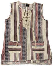 ETHEREAL By Paper Crane Anthropologie Boho Festival Top Women's Size Small