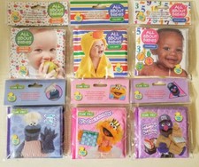 New Baby  Sesame Street Squishy Bath Bubble Books 6 Varieties Baby Pre-K
