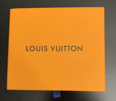 LOUIS VUITTON 6” x 5” X 1.5” Gift Box Small Orange with card | eBay