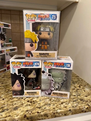 Funko Pop Figures Lot- Naruto Shippuden- 71, 978, 1196