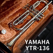  Popular introductory model YAMAHA Trumpet YTR136/Mouthpiece/Case