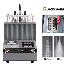 FOXWELL JT600 GDI Piezo Fuel Injector Cleaner Tester Ultrasonic Cleaning Machine