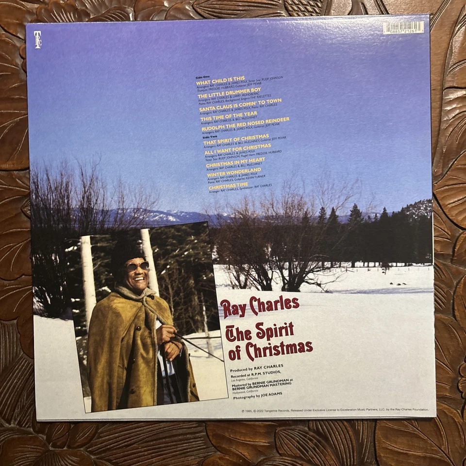 Ray Charles - The Spirit Of Christmas (Vinyl LP) - Image 3 of 3