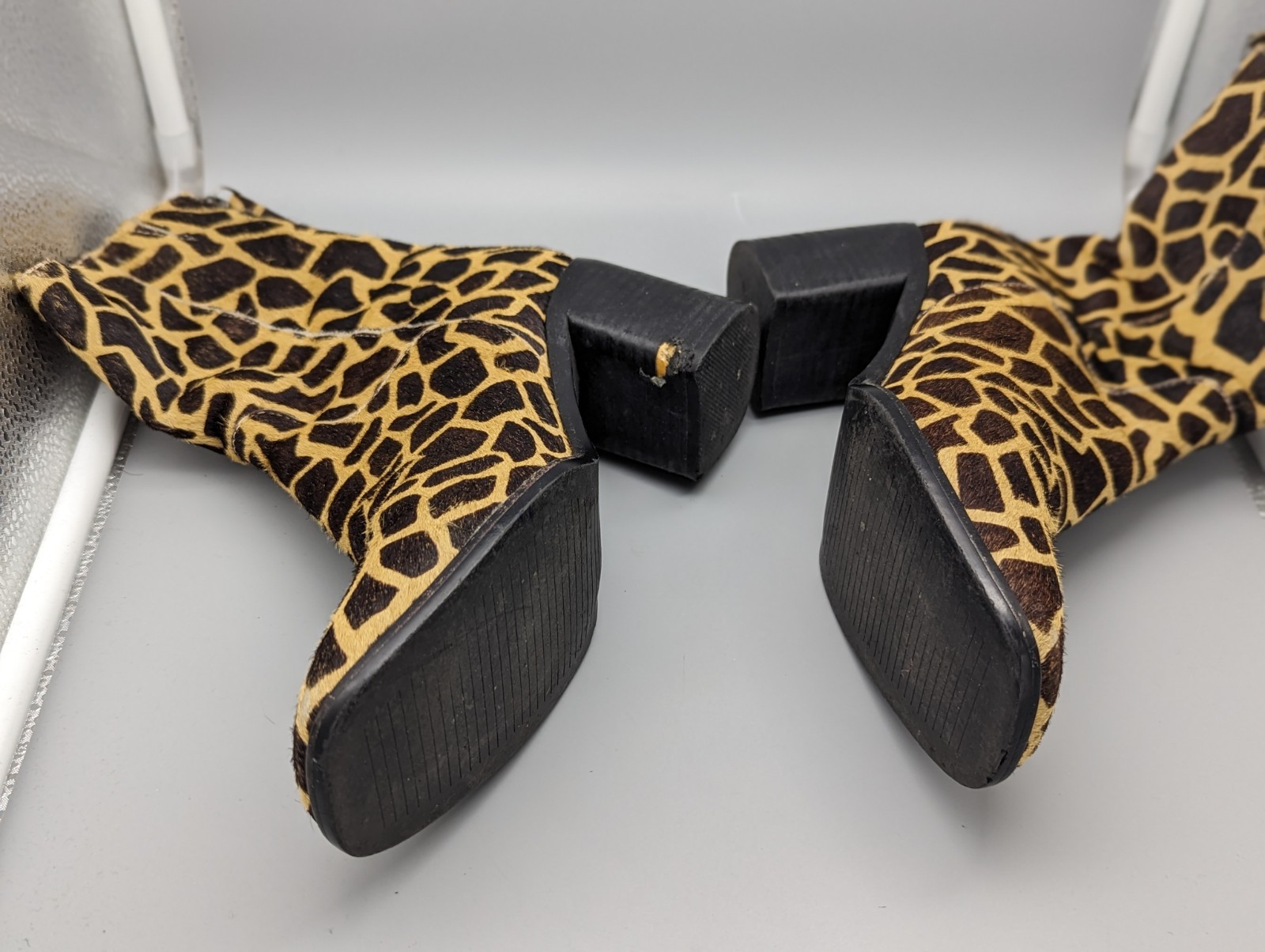 Intentionally Blank Size 7 Square Toe Giraffe Ani… - image 3