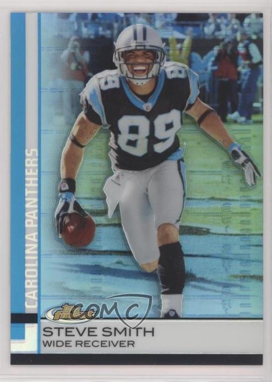 2009 Topps Finest Blue Refractor 376/429 Steve Smith #30 6mb