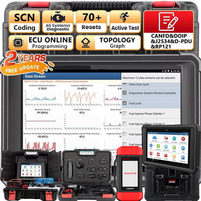 LAUNCH X431 PRO3S V+ ELITE PAD V Car Diagnostic Scanner J2534 Programming Coding