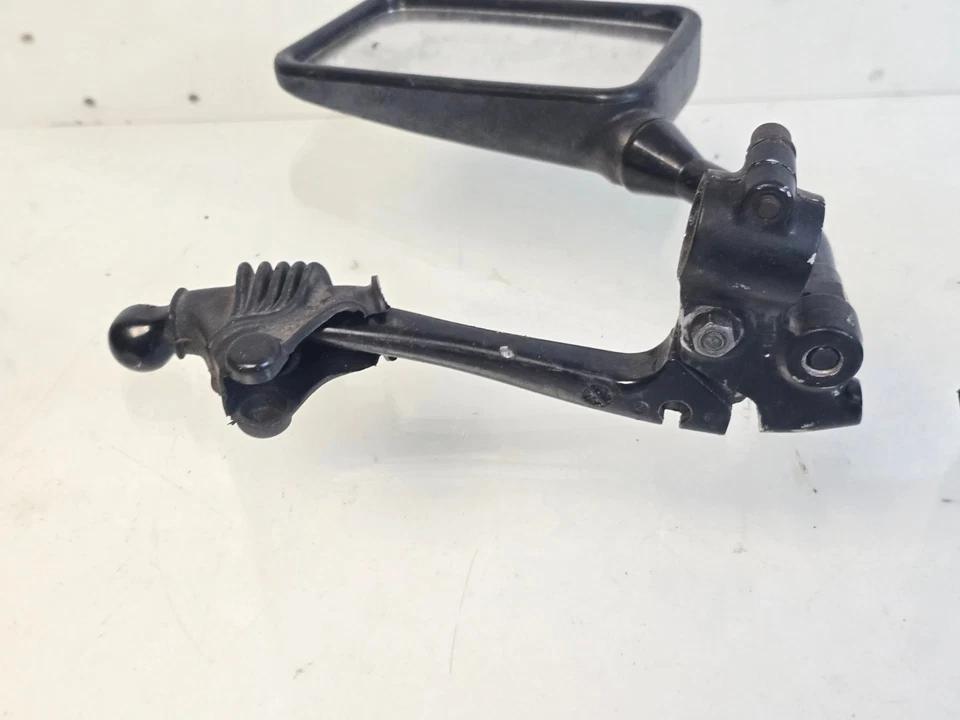 Juego de espejos retrovisores laterales Yamaha RD400C 1976 par izquierdo derecho con palanca de embrague RD 400 C Foto 3 de 4