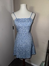 Women’s midi mini flower dress back tie