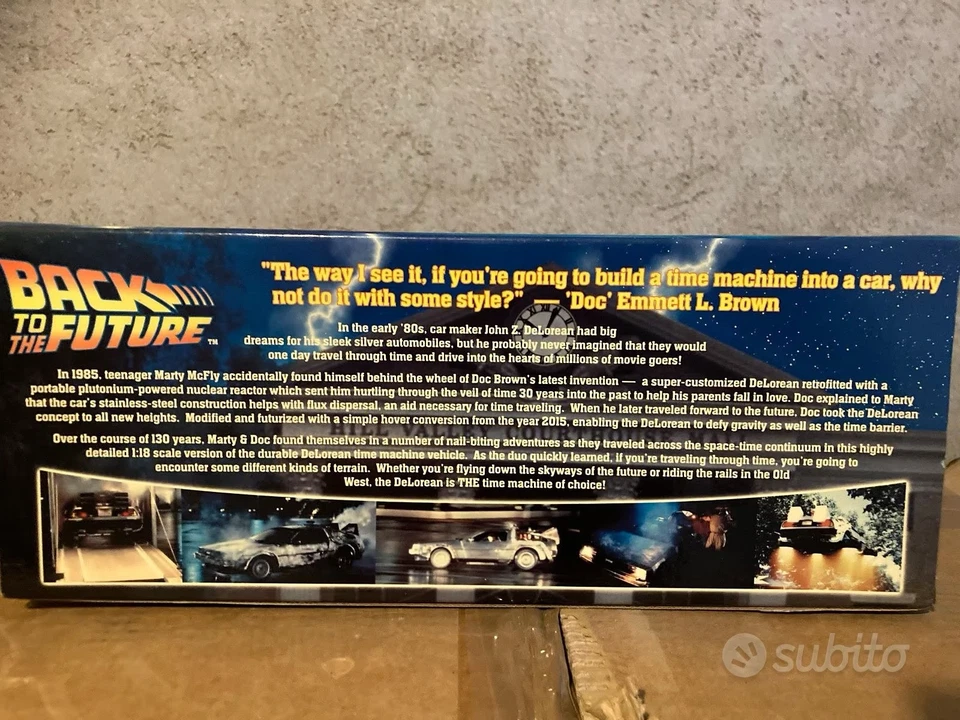 Modellino De Lorean Ritorno al futuro - Immagine 3 di 4