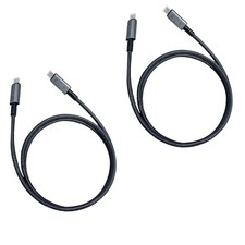 2PCS For Thunderbolt USB4-C 8K Cable 40Gbps Charger Data PD 240W UHD Video