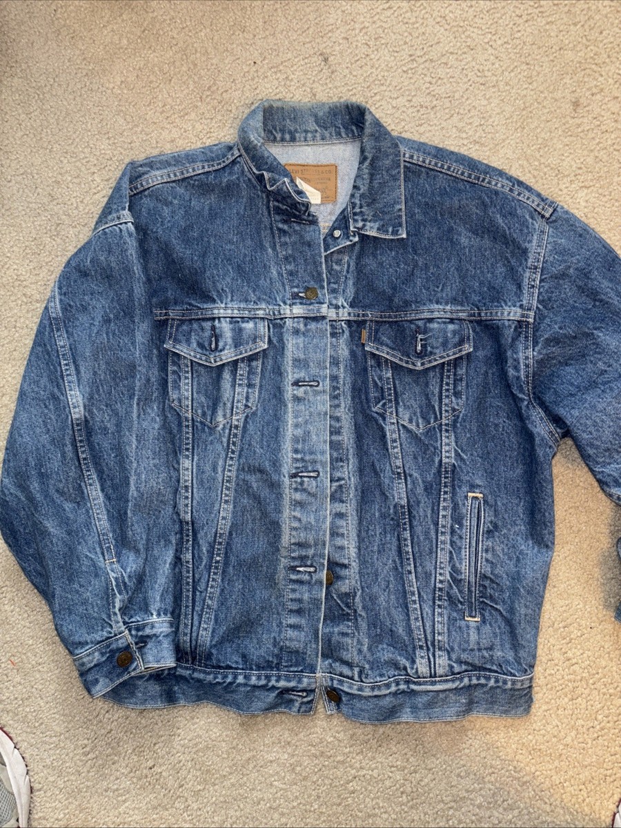 Vintage Levis Denim Jacket 77930-7206 Orange Tab Made In USA