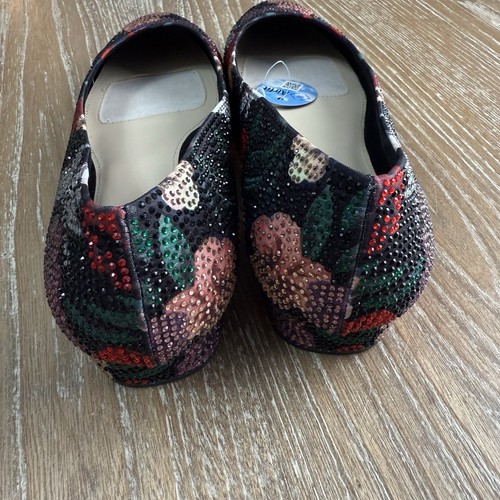 NEU Alex Marie Damenschuhe Strass Blumenmuster niedriger Blockabsatz Größe 11 Fairy - Bild 3 von 10