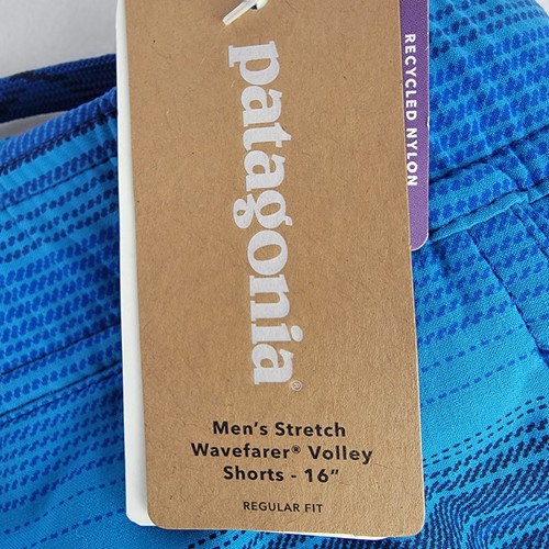 Pantalones Cortos de Surf Patagonia WAVEFARER Bayou Azul 16” Para Hombres Talla XXL 86511 NUEVOS CON ETIQUETAS - Imagen 4 de 10
