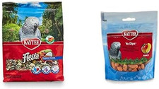 Kaytee Fiesta Parrot Food, 4.5 Lb Yo Dips Mango Flavored Yogurt Dipped Treat for