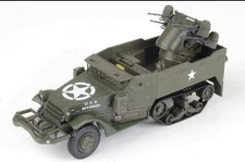 MOTOR CITY CLASSICS - HALF Track M16 w/ anti-aircraft battery Model