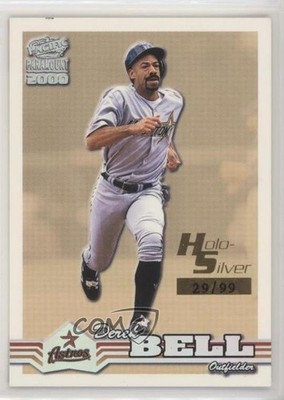 2000 Pacific Paramount Holo-Silver 29/99 Derek Bell #100 no9