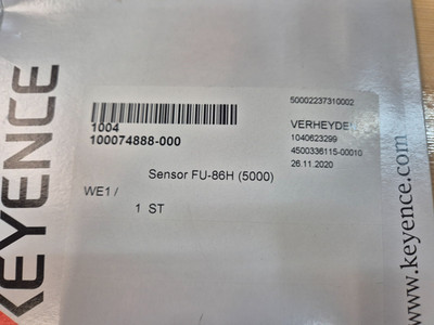 KEYENCE FU-86H Transmitting Optical Fiber Lichtleiter 5m #421