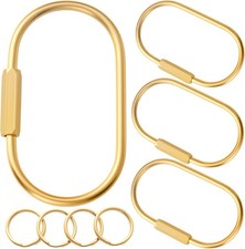 Gold Brass Key Rings, se Bag Charms for Handbags, Screw Lo Key