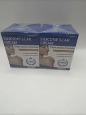 Lot Of 2 TUOHARILY Silicone Scar Reducer Skin Cream Triple-Action Formula 1.7oz