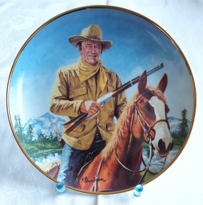 1/2 SAMMENTELLER ''JOHN WAYNE - HIGH COUNTRY'', FRANKLIN MINT USA