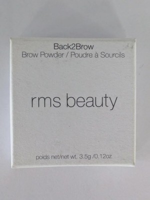 RMS Beauty Back2Brow Brow Powder Medium 0.12 oz NEW Clean Makeup Define Shape