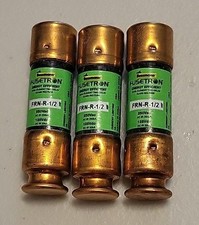 Fusetron FRN-R-1/2  1/2A 250VAC Time Delay  Dual Element Fuse New Open Box