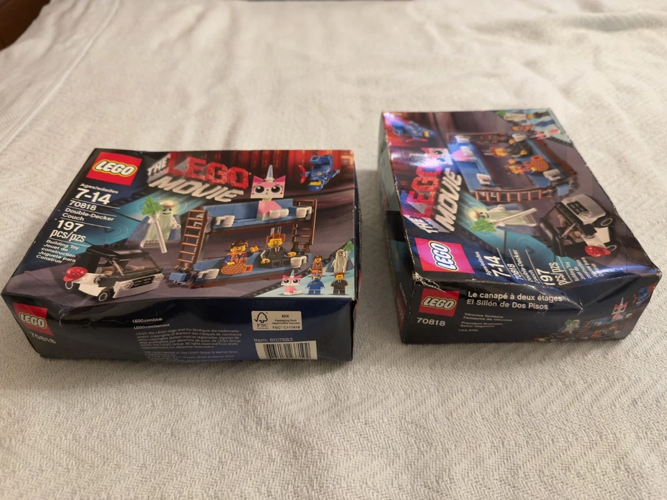 The LEGO Movie: Sofá de dois andares (70818) novo *caixa danificada* veja fotos - Imagem 2 de 2
