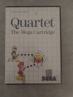 Quartet The Mega Cartridge (Sega Master System) CIB 