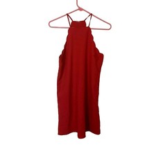 Lulus Size Small Red Wine Scalloped Edge Dress Short Evening wedding S Elegant