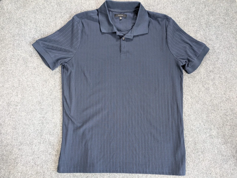 Polo Tahari L azul para hombre Foto 2 de 4