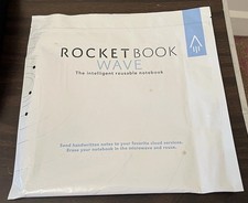 ROCKETBOOK Wave Smart Notebook w/ Pilot FriXion Pen Reusable 8.5" X 9.5" BNIP
