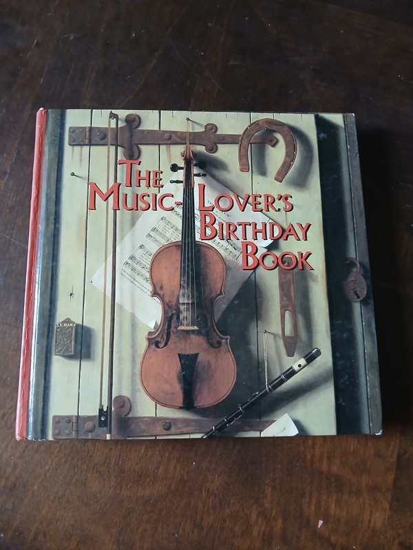 The Music Lovers  Birthday Book Metropolitan Museum Of Art 1987
