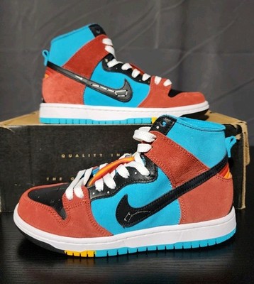 Nike SB Dunk High x Di'orr Greenwood Hi Decon Skate Shoes Suede Men's Size 6.5