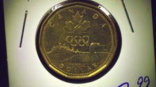 Canada 1$ 2004 Olympics Lucky Loonie One Dollar Coin