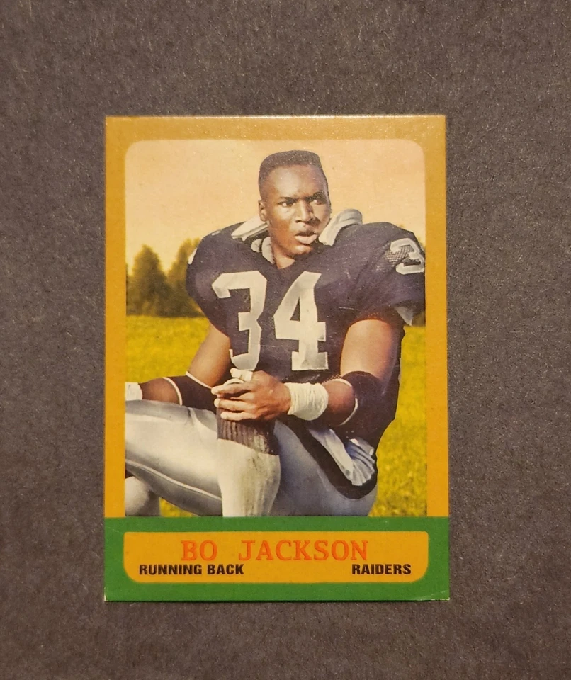 Bo Jackson 2014 Topps Throwback Mini Card Los Angeles Raiders - Image 2 of 3
