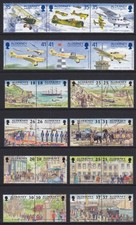 ALDERNEY 1995/1998 COMMEMS COMPLETE  ( 7 SETS )  UNMOUNTED MINT