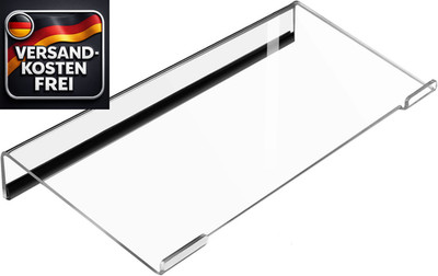 Acryl Tastaturständer ergonomisch rutschfest für Büro und Homeoffice