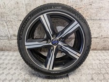 VOLVO S60 V60 2016 18" INCH ALLOY WHEEL WITH DAMAGED TYRE 31445218