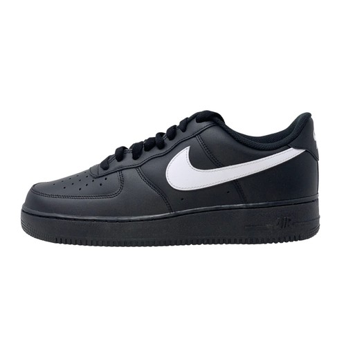 nike-air-force-1-white-swoosh-black-sneakers-size-8-5-bnib-fz0627