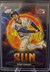 Roki Sasaki RC 2025 Topps Chrome Cosmic Planetary Pursuit The Sun SSP #PPS-6