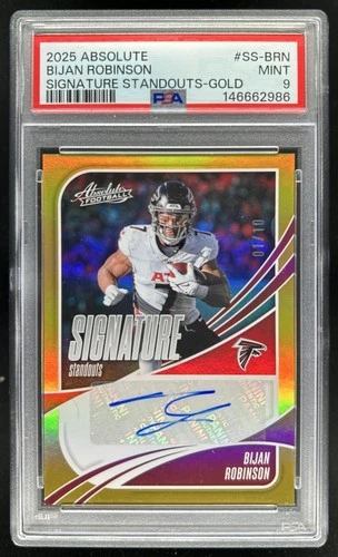 2025 Panini Absolute Bijan Robinson Gold (PSA 9)