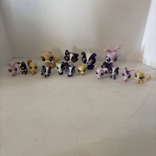 Lot of 16 Littlest Pet Shop LPS Mixed Lot of Figures Cats, Dogs, Etc. 