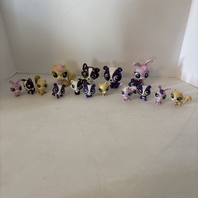 Lot of 16 Littlest Pet Shop LPS Mixed Lot of Figures (Cats, Dogs, Etc.)