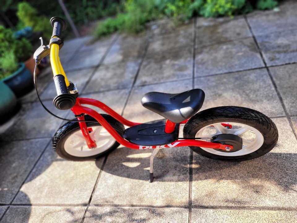 Puky LR 1L BR Laufrad, Rot, Weiß, Gelb, Kind