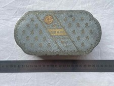 ANCIENNE BOITE PUBLICITAIRE BOITE A POUDRE DE RIZ A L'IRIS BLANC ROGER ET GALLET