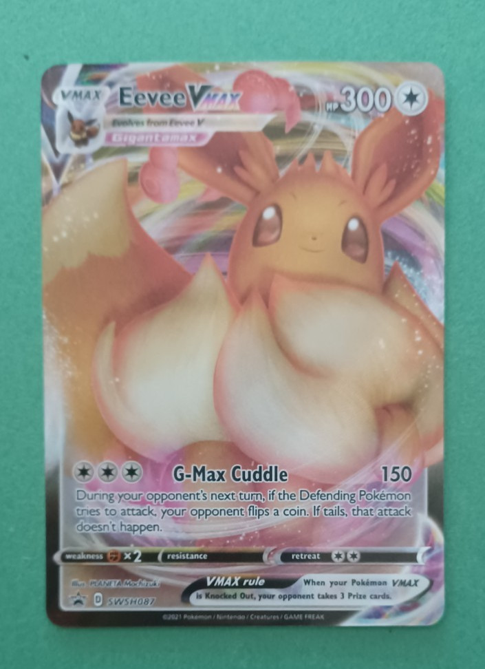Pokemon Sword and Shield Promo SWSH087 Eevee Vmax 