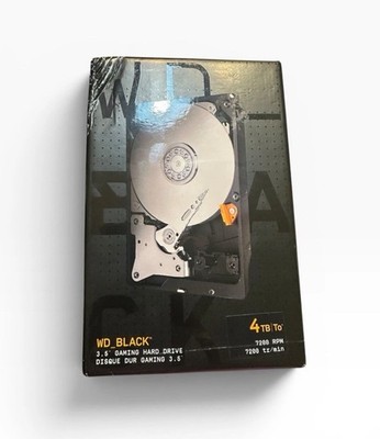 New Western Digital WD 3.5'' WD_Black 4TB SATA III 6Gbps HDD WDBSLA0040HNC-NRWM