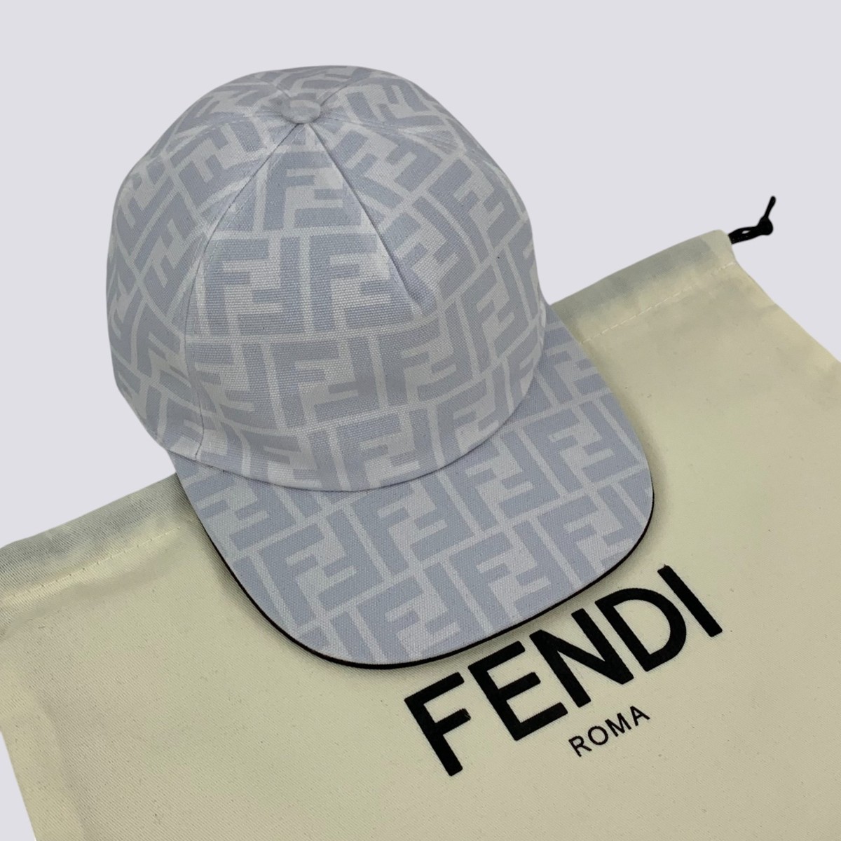 Fendi Cap Cotton Fendi Cotton Baseball Cap With Logo Fendi main image 2