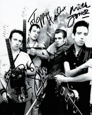 The Clash Signed 10x8 Photo Mick Jones Paul Simonon Topper Headon JSA AK28243
